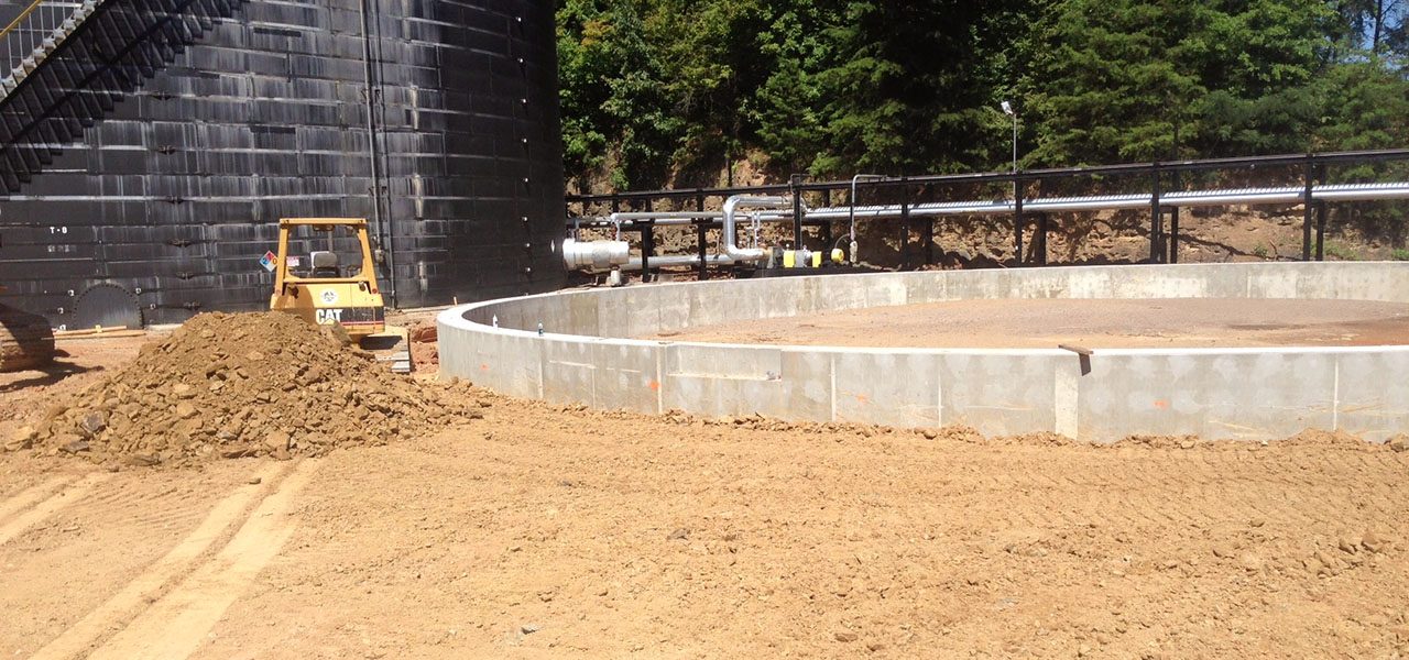 Asphalt Storage Tank Foundation